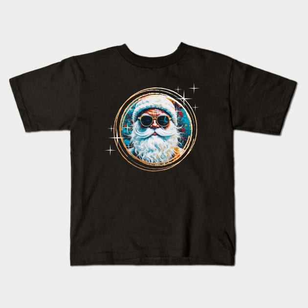 Portal Santa Kids T-Shirt by Epic Splash Graphics